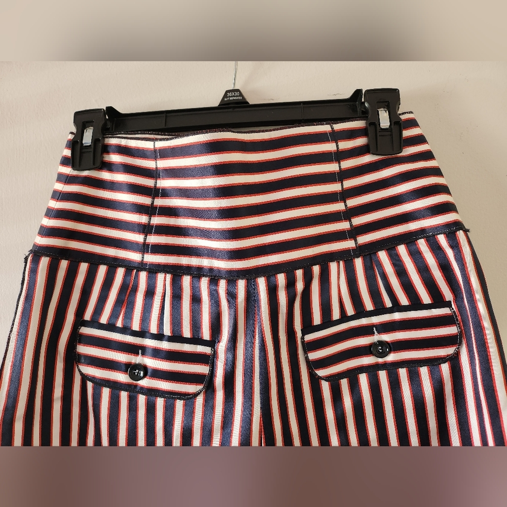 D&G Bermuda Stripe High Waist Shorts - Picture 5 of 12